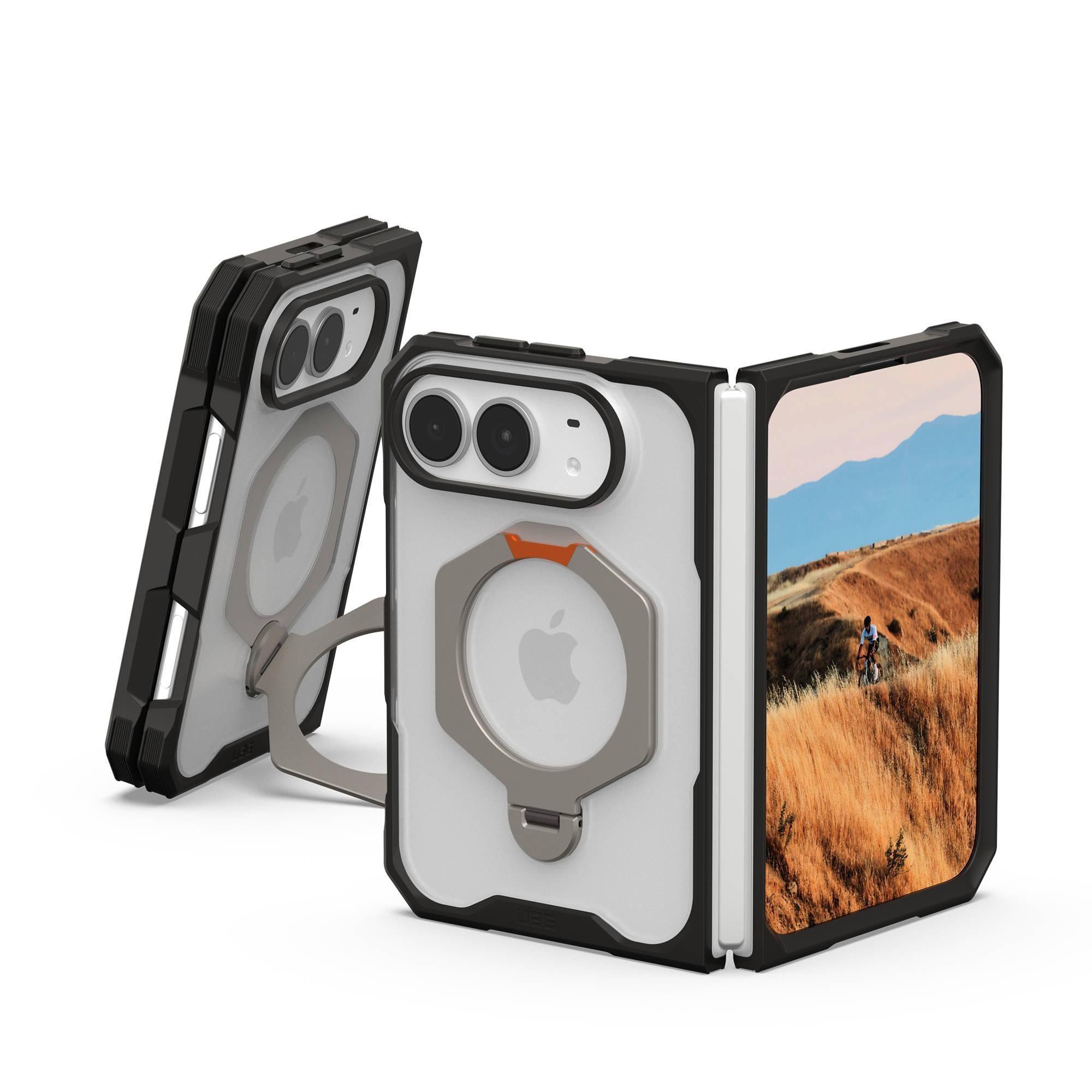 UAG Urban Armor Gear Mouve XTE 360 MagSafe Kickstand Case Apple iPhone Duo ice (transparent)/titan
