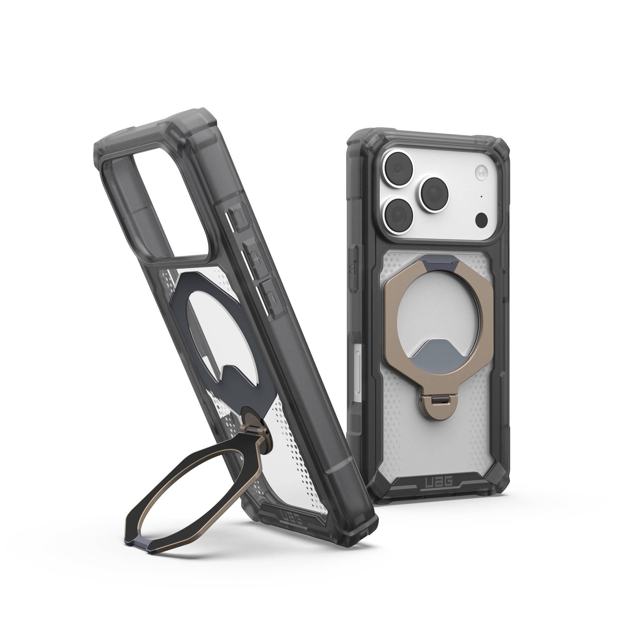 UAG Urban Armor Gear Plasma XTE 360 MagSafe Kickstand Case Apple iPhone 18 Pro /17 Pro ash (grau)/titan/transparent