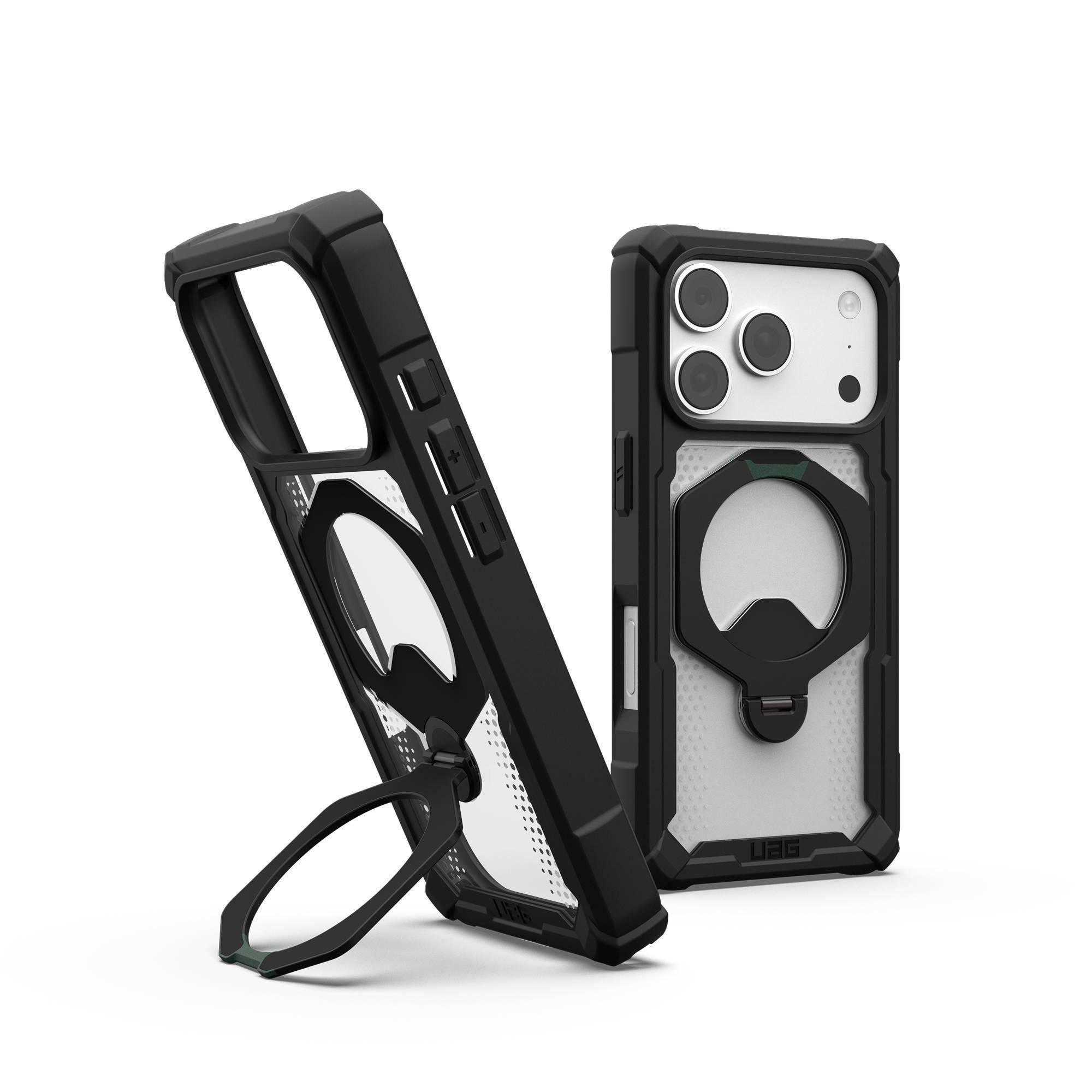UAG Urban Armor Gear Plasma XTE 360 MagSafe Kickstand Case Apple iPhone 18 Pro /17 Pro schwarz/transparent