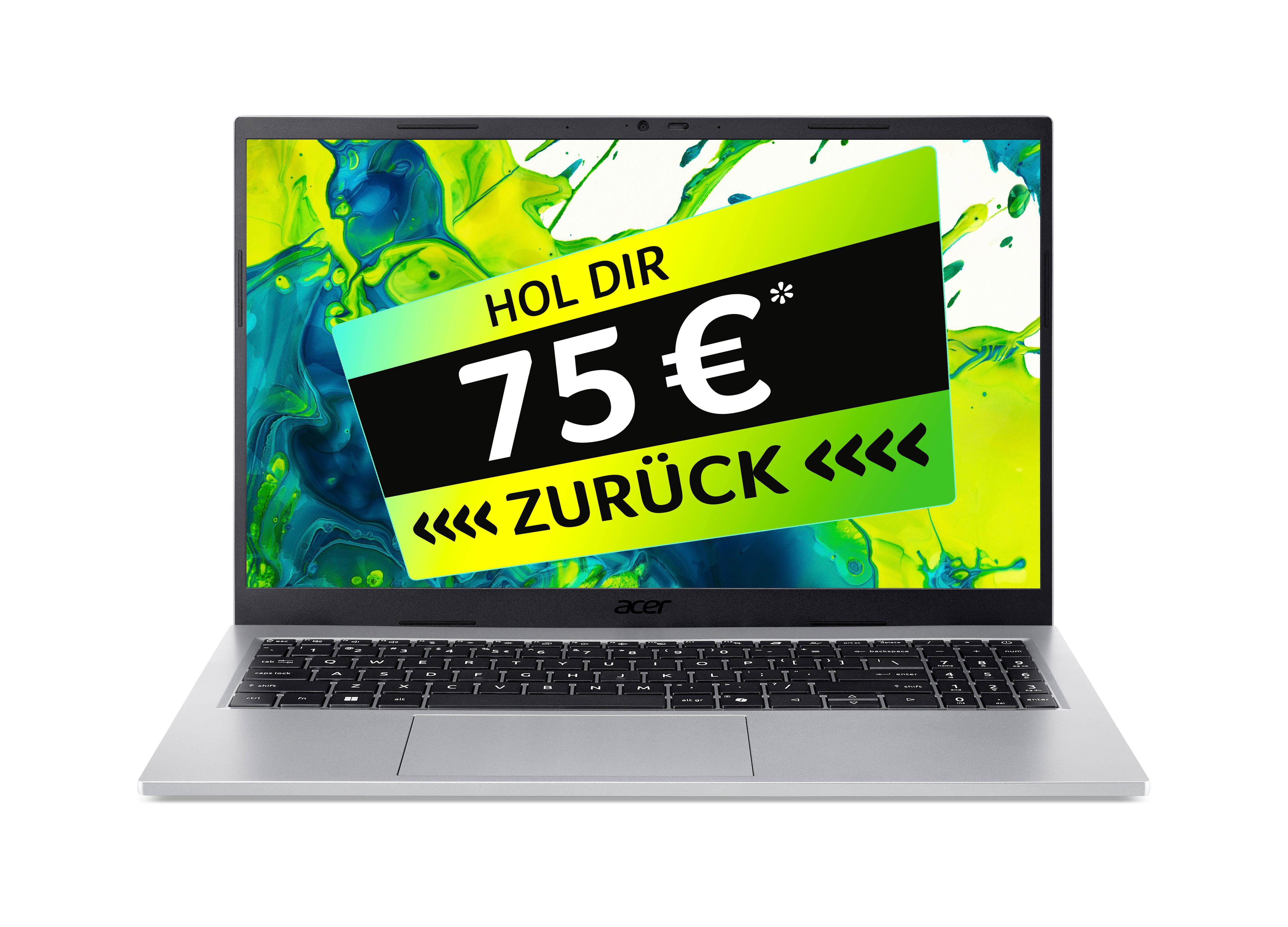 Acer Aspire Go 15 Ag15-72P-792F 15,6" Fhd Core 7 150U 16Gb/1Tb Ssd Win 11 Silber Nx.jrreg.00b