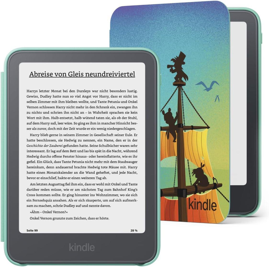 Amazon Kids Kindle (2026 release) - Pirate Adventure, 16GB, 6"- E-Ink-Display, mit Werbung