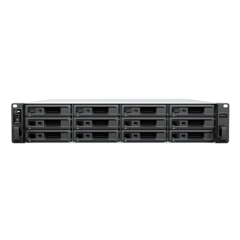 Synology NAS RS4826xs+ 12-Bay Rack-Server Xeon CPU 16GB RAM | 19-Zoll-Formfaktor, Xeon-Prozessor, 16GB Arbeitsspeicher, 12 Einschübe, Rack-NAS - Bild 4