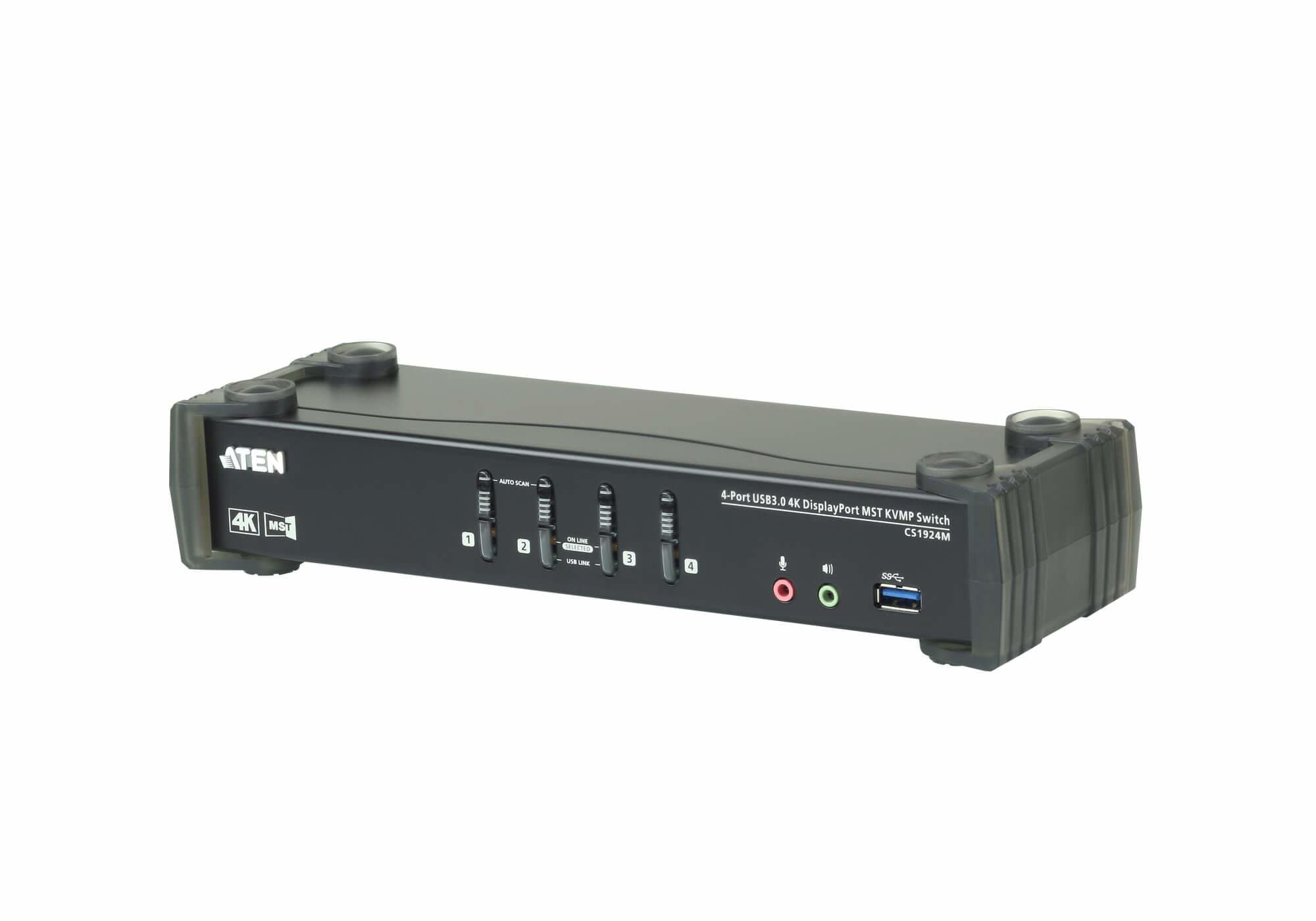 Aten CS1924M-AT-G 4-port KVMP Switch MST USB 3.0 4K DisplayPort ~E~ - Image 5