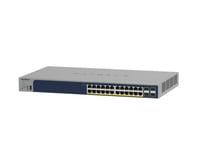 NETGEAR 52-Port PoE Gigabit Ethernet Smart Switch (GS752TPP) – Managed Switch, optionales Insight Cloud Management, 48 x PoE+ mit 760W, 4 x 1G SFP, für Desktop- oder Rackmontage